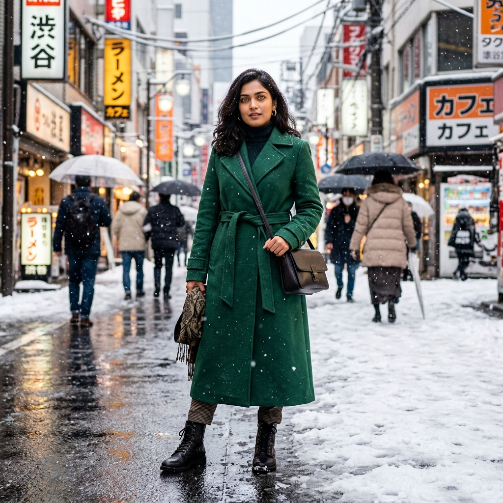 Scene 1: Winter Tokyo Street