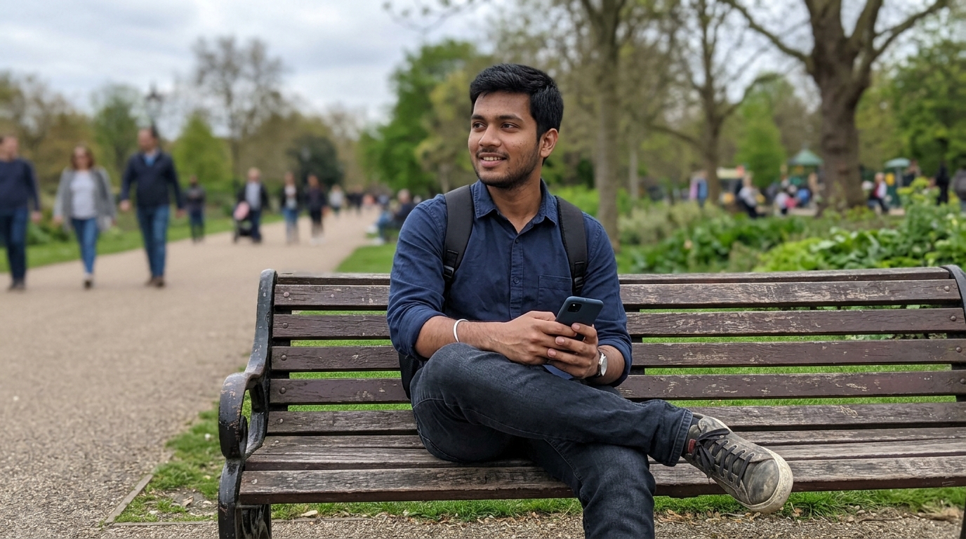 AI Inpainting and Background Replacement Demonstration - Original Camera Photo