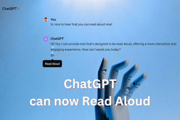 ChatGPT Read Answers Aloud