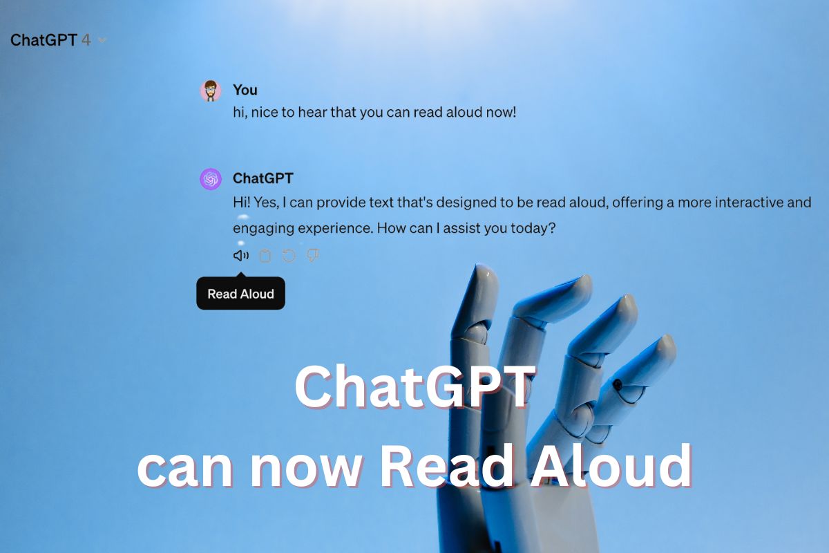 ChatGPT Read Answers Aloud