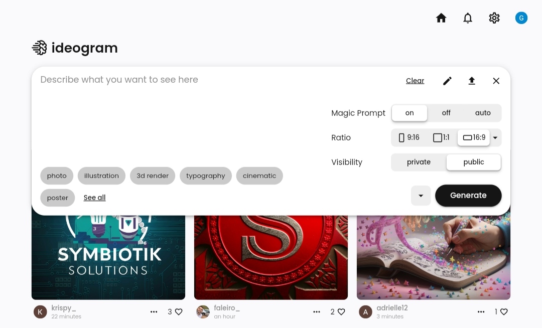The Best AI Image Generators of 2025 4 Screnshot from Ideogram AI