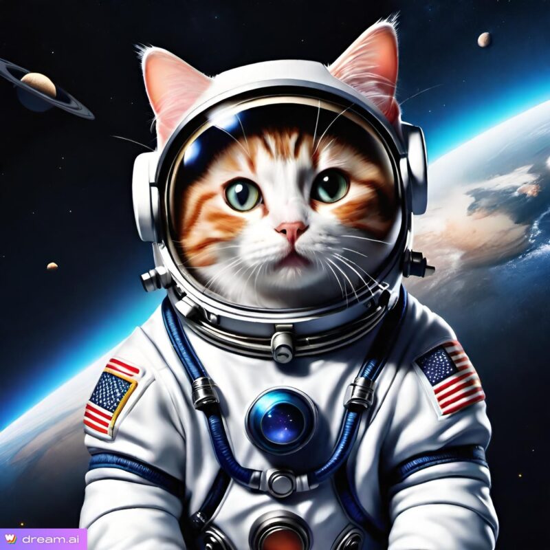 Top 5 Free AI Image Generator Apps for Android 1 A photorealistic image of a cat in a spacesuit