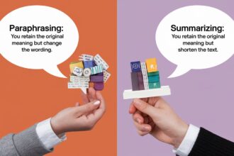 Paraphrasing vs Summarizing