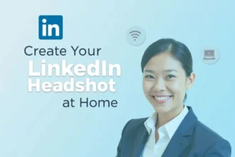 create linkedin headshot at home